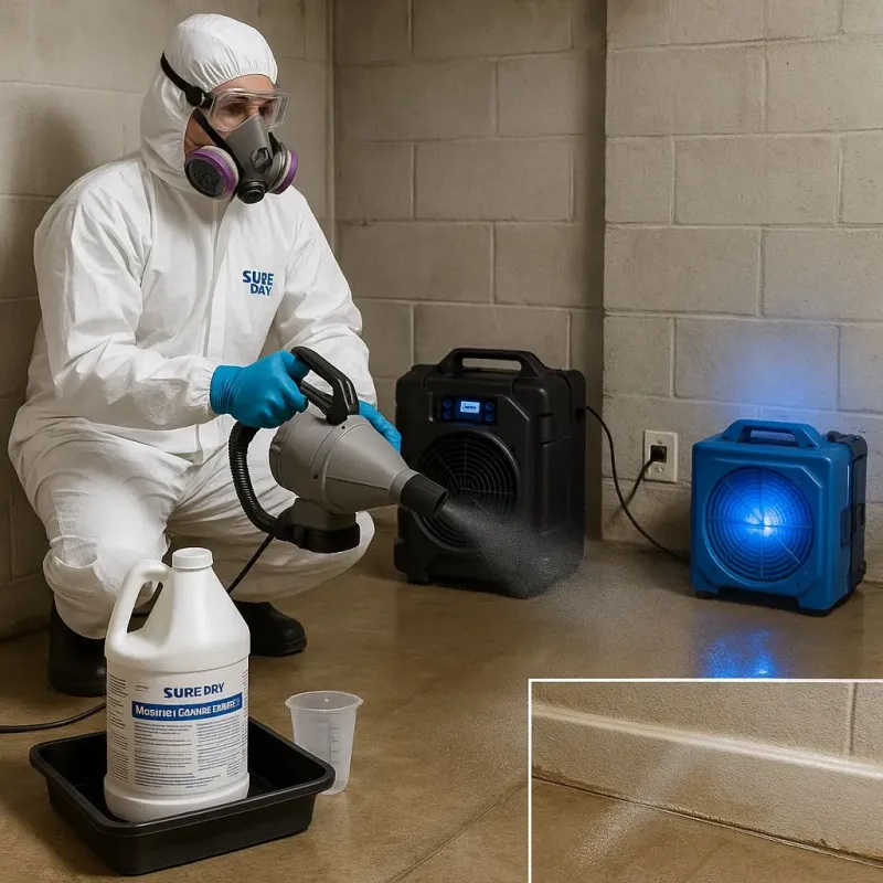 Sanitization and Odor Removal process in South Hill, VA
