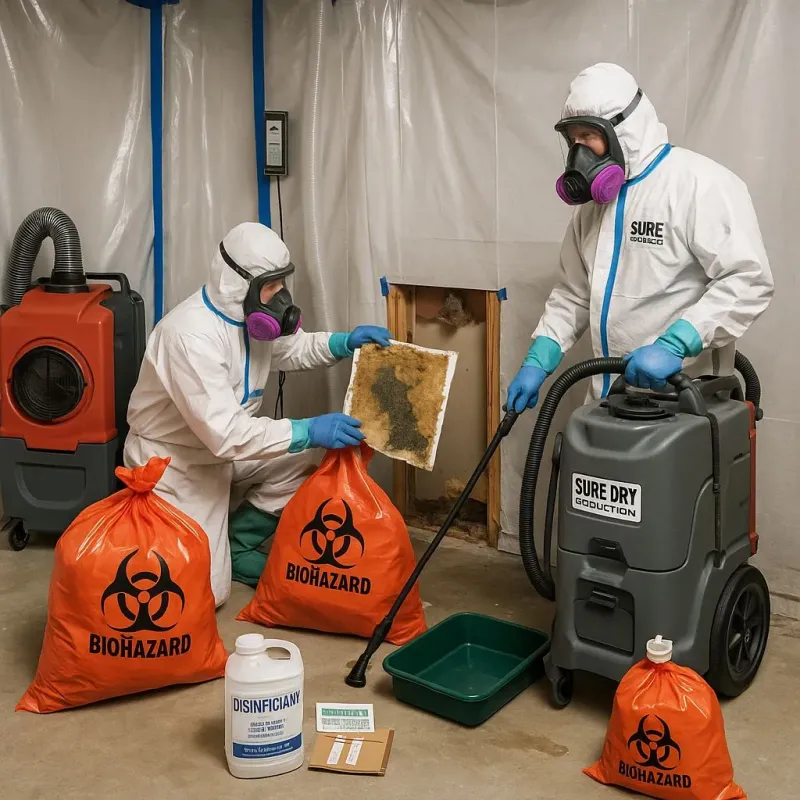 Contaminated Water Handling Protocols process in South Hill, VA