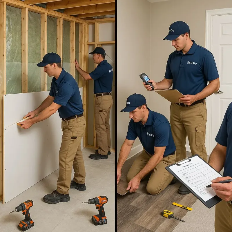 Repairs and Reconstruction process in South Hill, VA