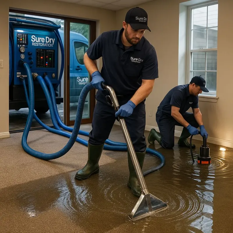 Water Extraction and Removal process in South Hill, VA